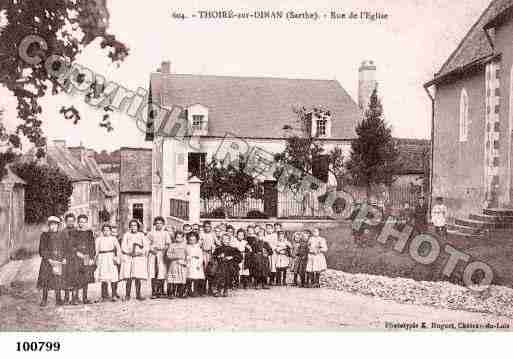 Ville de THOIRESURDINAN, carte postale ancienne