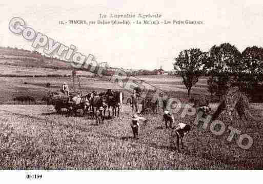 Ville de TINCRY, carte postale ancienne