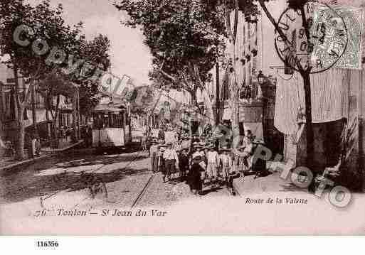 Ville de TOULON, carte postale ancienne