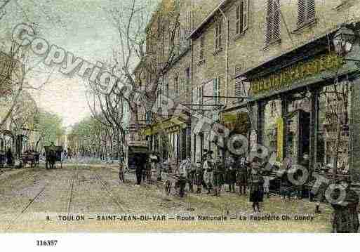 Ville de TOULON, carte postale ancienne