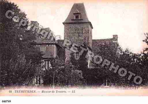 Ville de TREBEURDEN, carte postale ancienne