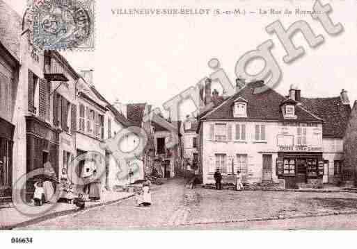 Ville de VILLENEUVESURBELLOT, carte postale ancienne