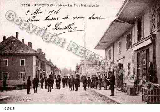 Ville de ALBENS, carte postale ancienne