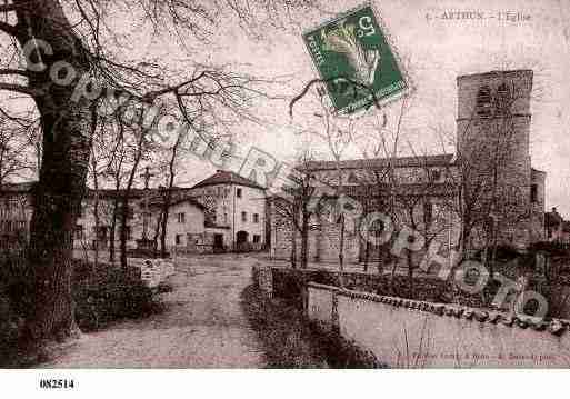 Ville de ARTHUN, carte postale ancienne