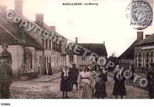 Ville de AUVILLIERSENGATINAIS, carte postale ancienne