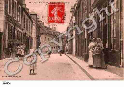 Ville de AUZANCES, carte postale ancienne