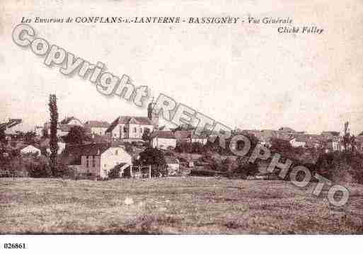 Ville de BASSIGNEY, carte postale ancienne