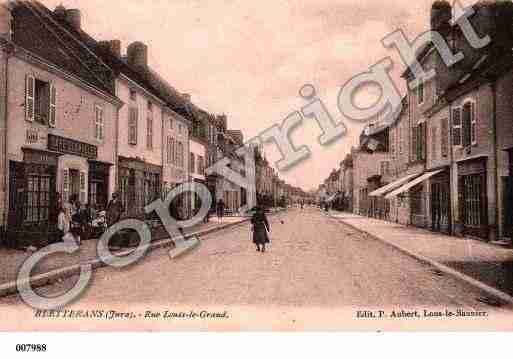 Ville de BLETTERANS, carte postale ancienne