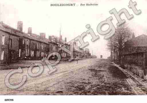 Ville de BOULZICOURT, carte postale ancienne