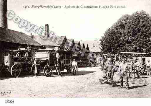 Ville de BOURGTHEROULDE, carte postale ancienne