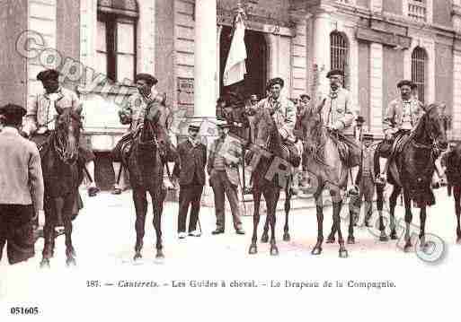 Ville de CAUTERETS, carte postale ancienne