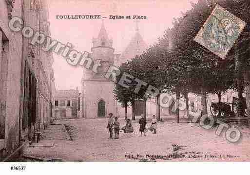 Ville de CERANSFOULLETOURTE, carte postale ancienne