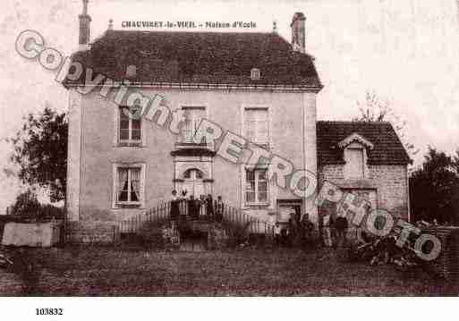 Ville de CHAUVIREYLEVIEIL, carte postale ancienne