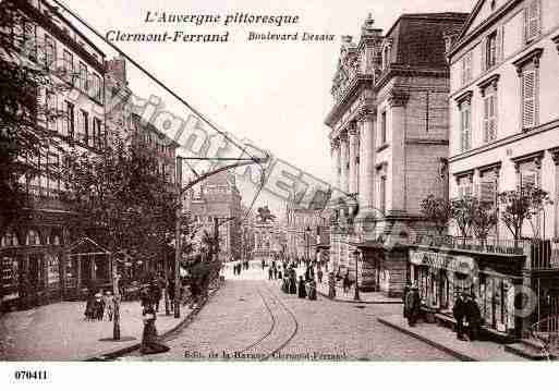 Ville de CLERMONTFERRAND, carte postale ancienne