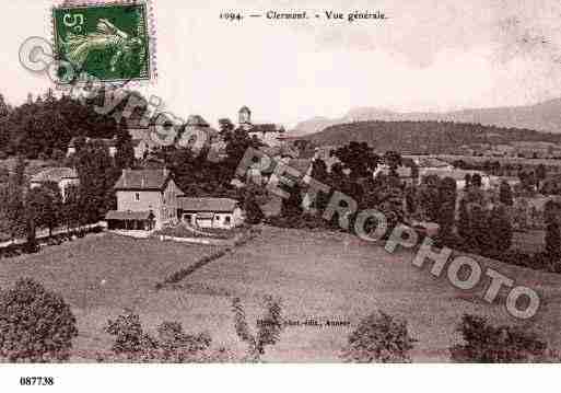 Ville de CLERMONT, carte postale ancienne