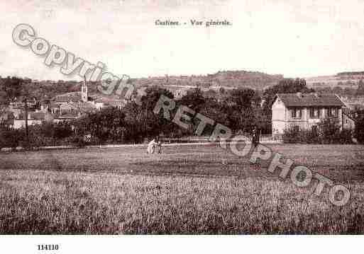 Ville de CUSTINES, carte postale ancienne