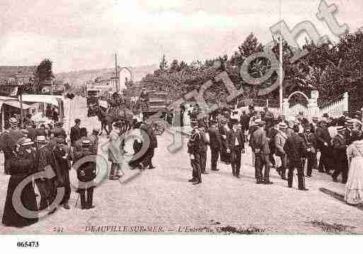 Ville de DEAUVILLE, carte postale ancienne