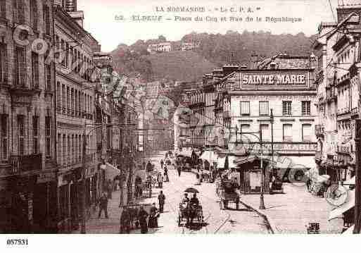 Ville de ELBEUF, carte postale ancienne