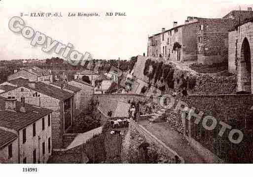 Ville de ELNE, carte postale ancienne