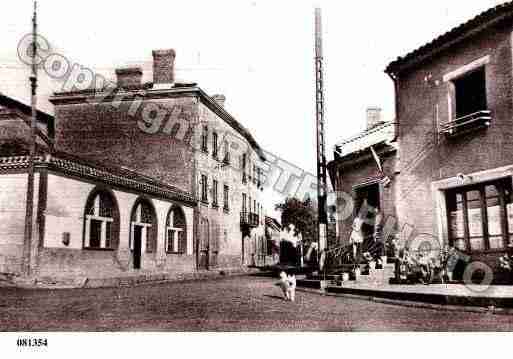 Ville de FAGET(LE), carte postale ancienne