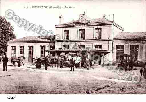 Ville de GUINGAMP, carte postale ancienne