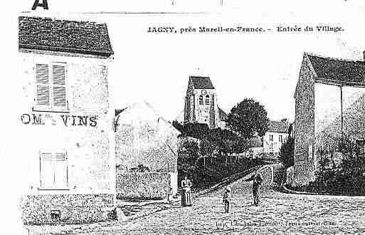 Ville de JAGNYSBOIS, carte postale ancienne