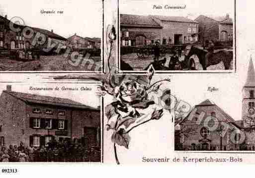 Ville de KERPRICHAUXBOIS, carte postale ancienne