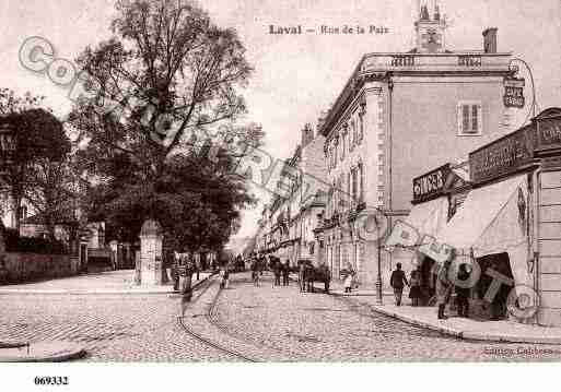 Ville de LAVAL, carte postale ancienne