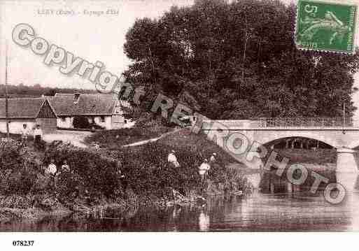 Ville de LERY, carte postale ancienne