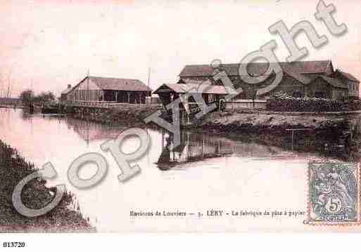 Ville de LERY, carte postale ancienne