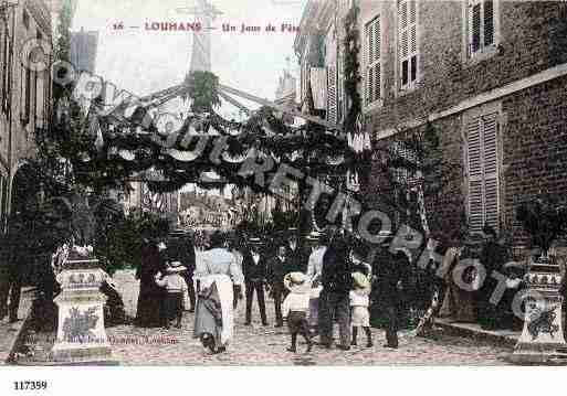 Ville de LOUHANS, carte postale ancienne