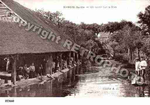 Ville de MAMERS, carte postale ancienne