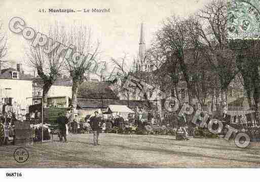 Ville de MONTARGIS, carte postale ancienne