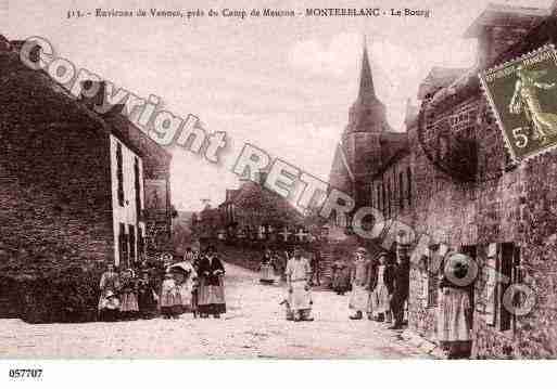 Ville de MONTERBLANC, carte postale ancienne