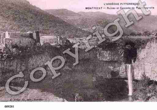 Ville de MONTPEZATSOUSBAUZON, carte postale ancienne