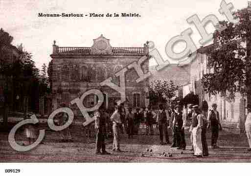 Ville de MOUANSSARTOUX, carte postale ancienne