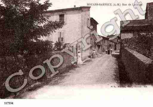 Ville de MOUANSSARTOUX, carte postale ancienne