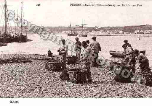 Ville de PERROSGUIREC, carte postale ancienne