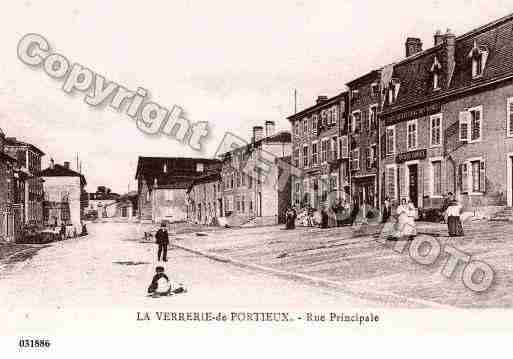 Ville de PORTIEUX, carte postale ancienne