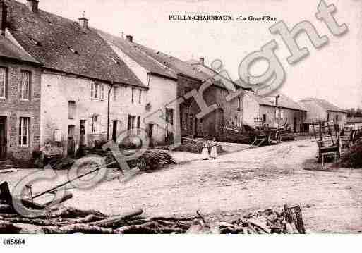 Ville de PUILLYETCHARBEAUX, carte postale ancienne