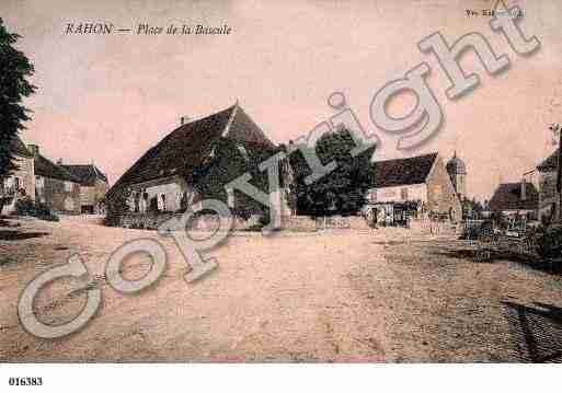 Ville de RAHON, carte postale ancienne