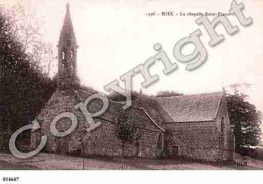 Ville de RIECSURBELON, carte postale ancienne