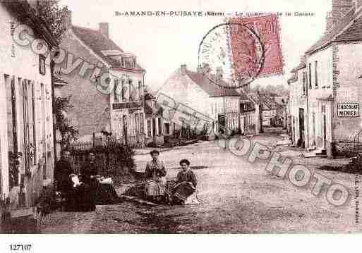 Ville de SAINTAMANDENPUISAYE, carte postale ancienne