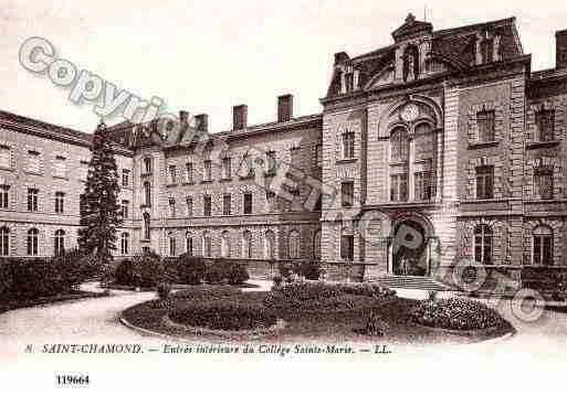 Ville de SAINTCHAMOND, carte postale ancienne