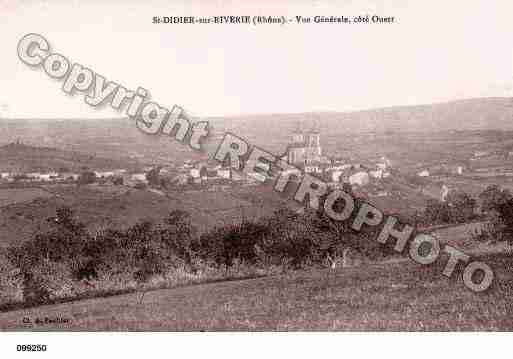 Ville de SAINTDIDIERSOUSRIVERIE, carte postale ancienne