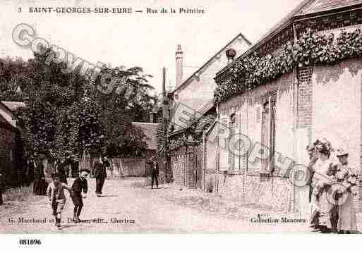 Ville de SAINTGEORGESSUREURE, carte postale ancienne