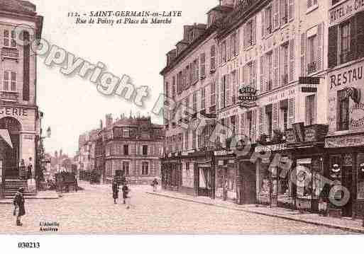 Ville de SAINTGERMAINENLAYE, carte postale ancienne