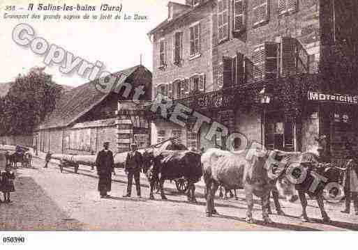 Ville de SALINSLESBAINS, carte postale ancienne