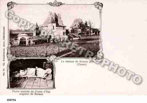 Ville de SENILLE, carte postale ancienne