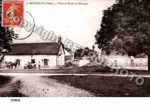 Ville de SENNECAY, carte postale ancienne